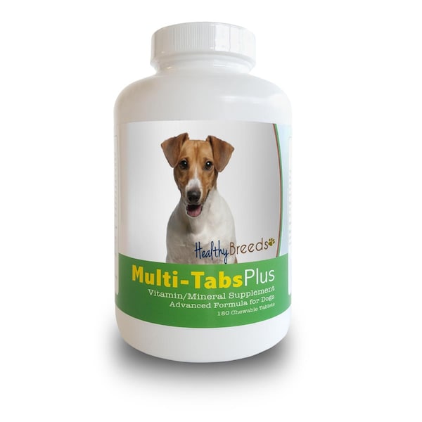 Healthy Breeds Jack Russell Terrier Multi-Tabs Plus Chewable Tablets, 180PK 840235140340 - main